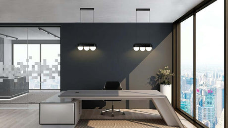 88. Závesná lampa Drops 3 čierna