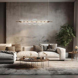 Závesná lampa Echo 140 zlatá