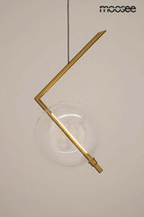 Závesná lampa Echo zlatá