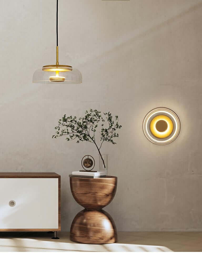 26. Závesná lampa Eden zlatá