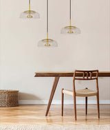 26. Závesná lampa Eden zlatá