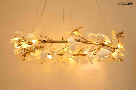 Závesná lampa Flora 120 zlatá