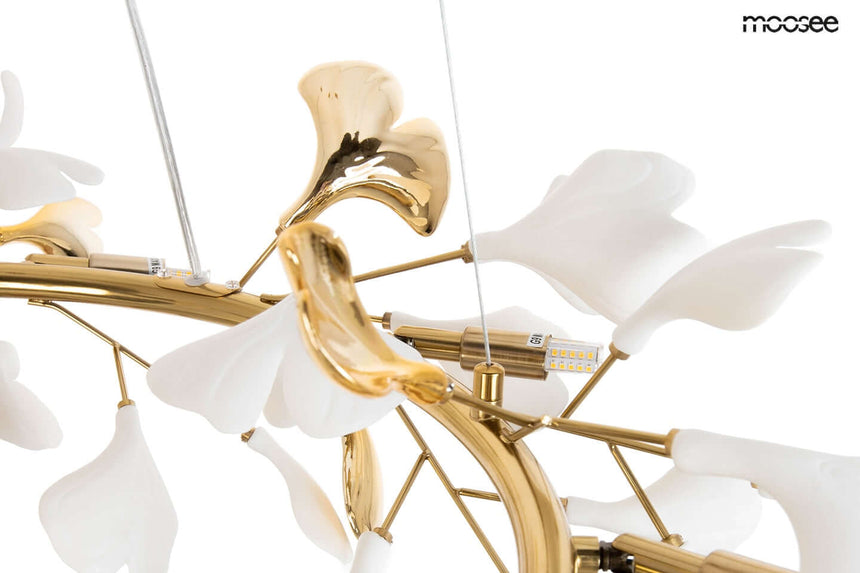 Závesná lampa Flora 120 zlatá