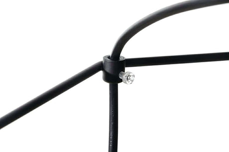 Závesná lampa Flusso 8 čierna