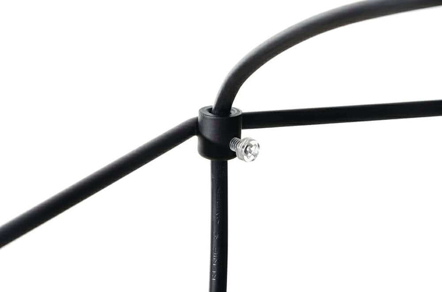 Závesná lampa Flusso 8 čierna