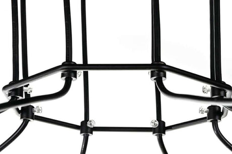 Závesná lampa Flusso 8 čierna