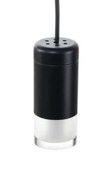 Závesná lampa Flusso 8 čierna