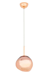 Závesná lampa Fusion 20 medená - akrylová