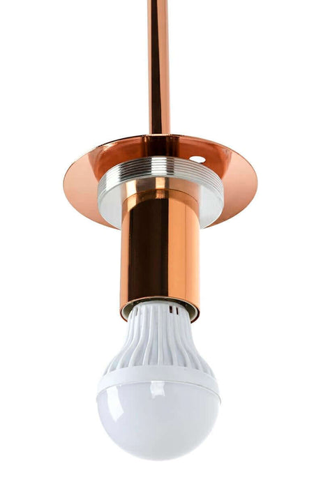 Závesná lampa Fusion 30 medená - akrylová