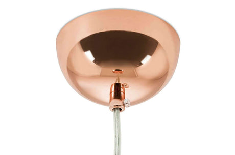Závesná lampa Fusion 30 medená - akrylová