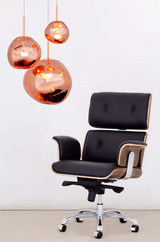 Závesná lampa Fusion 40 medená - akrylová