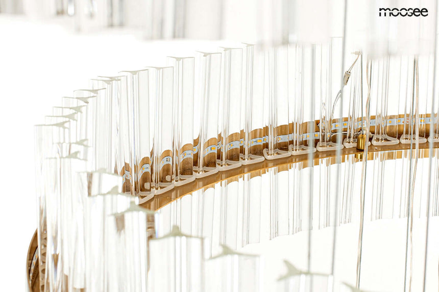 Závesná lampa Ghia 5 zlatá