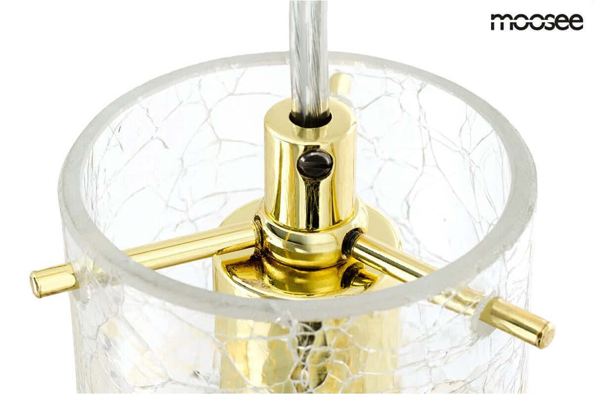 Závesná lampa Havana L – zlatá