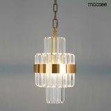 Závesná lampa Impero zlatá