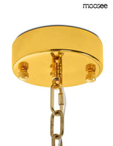 Závesná lampa Impero zlatá