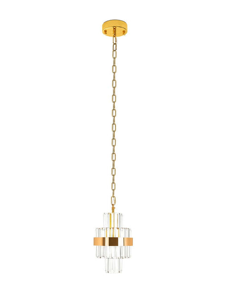 Závesná lampa Impero zlatá