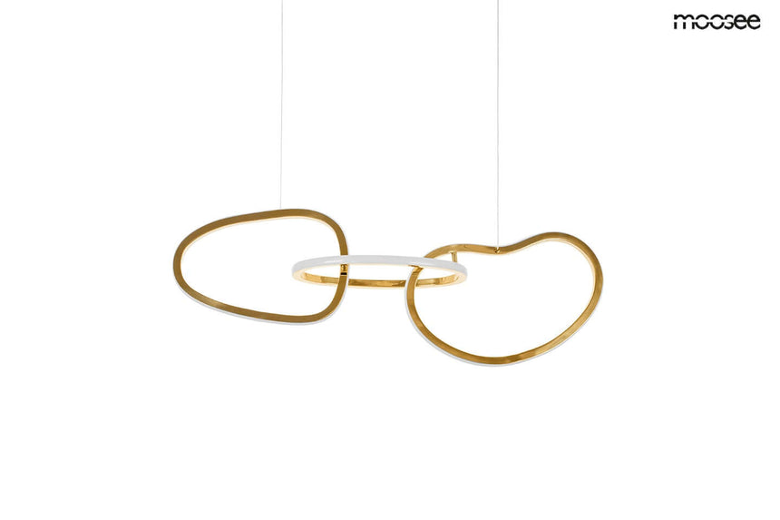 Závesná lampa Jazz 3 zlatá