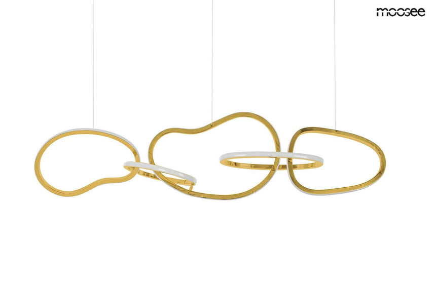 Závesná lampa Jazz 5 zlatá