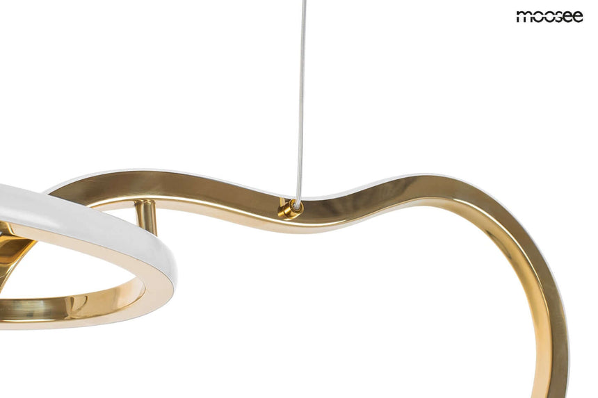 Závesná lampa Jazz 5 zlatá