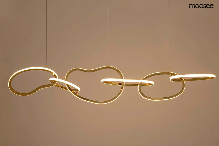 Závesná lampa Jazz 6 zlatá