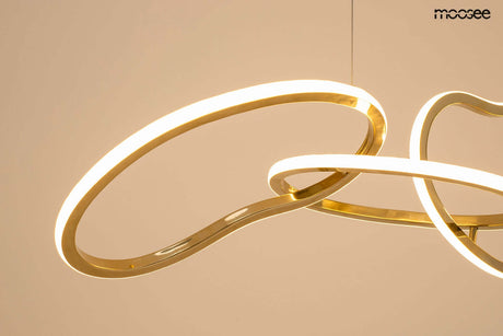 Závesná lampa Jazz 6 zlatá