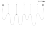 Závesná lampa Lasso 1000 Smart strieborná
