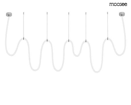 Závesná lampa Lasso 1000 Smart strieborná