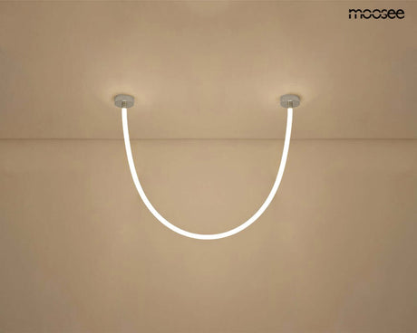 Závesná lampa Lasso 200 Smart strieborná