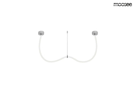 Závesná lampa Lasso 200 Smart strieborná