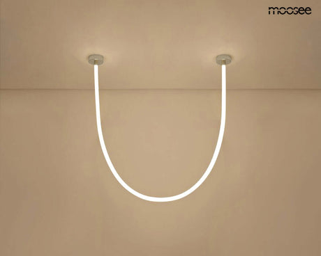 Závesná lampa Lasso 300 Smart strieborná