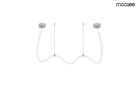 Závesná lampa Lasso 300 Smart strieborná