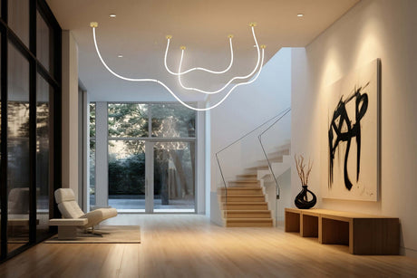 Závesná lampa Lasso 300 Smart zlatá