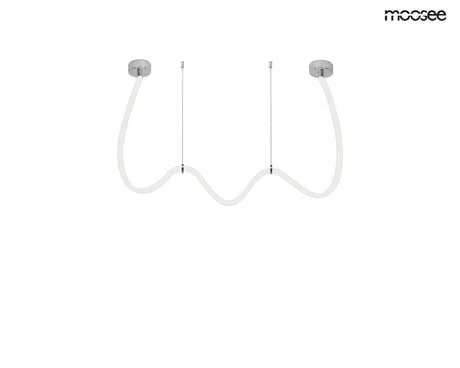 Závesná lampa Lasso 400 Smart strieborná