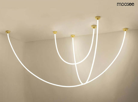 Závesná lampa Lasso 400 Smart zlatá