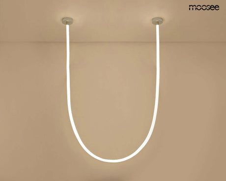 Závesná lampa Lasso 500 Smart strieborná