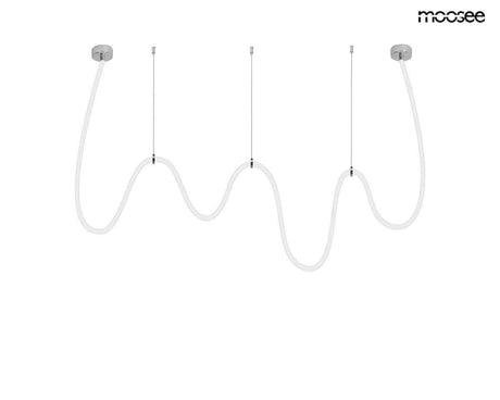 Závesná lampa Lasso 500 Smart strieborná