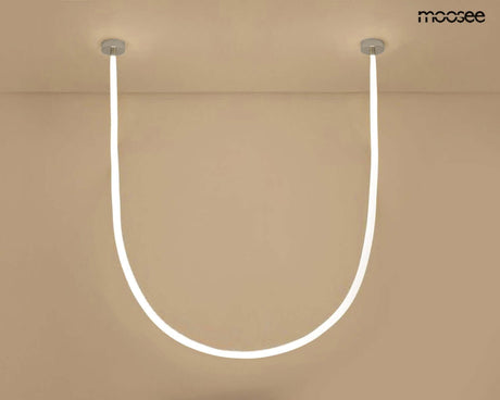 Závesná lampa Lasso 800 Smart strieborná