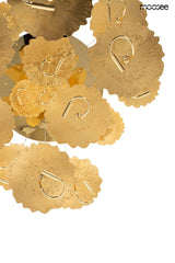 Závesná lampa Leafs Disc zlatá