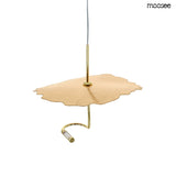 Závesná lampa Leaves zlatá