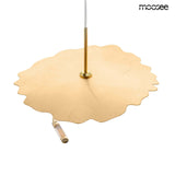 Závesná lampa Leaves zlatá