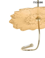 Závesná lampa Leaves zlatá