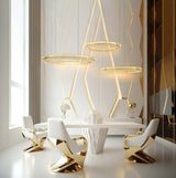 Závesná lampa Liberty 3B zlatá