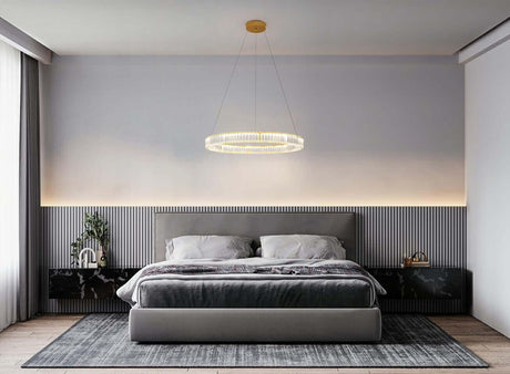 42. Závesná lampa Liberty 80 zlatá