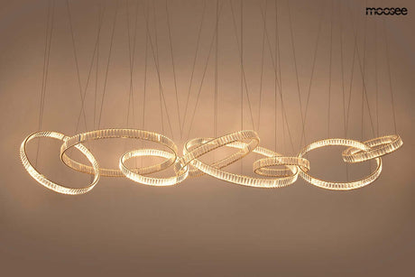 Liberty Line 8 függőlámpa arany