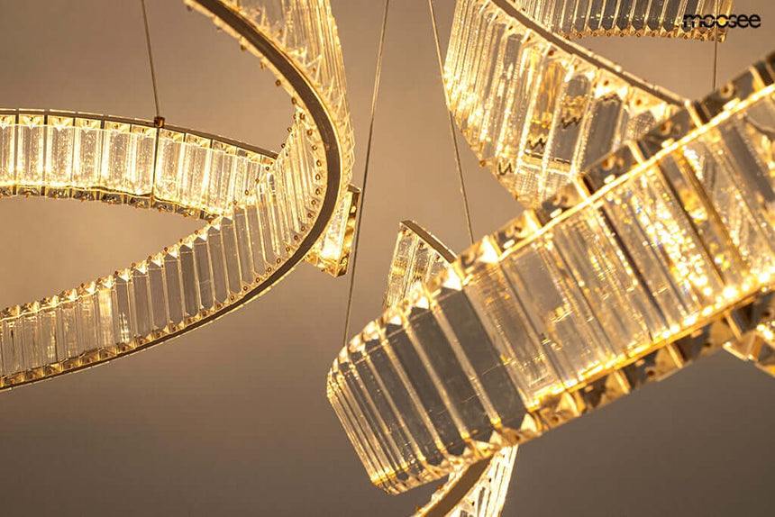 Závesná lampa Liberty Line 8 zlatá