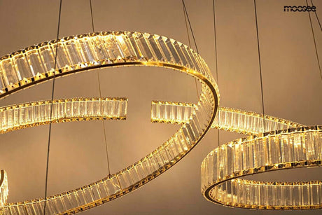 Závesná lampa Liberty Line 8 zlatá