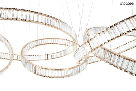 Závesná lampa Liberty Line 8 zlatá
