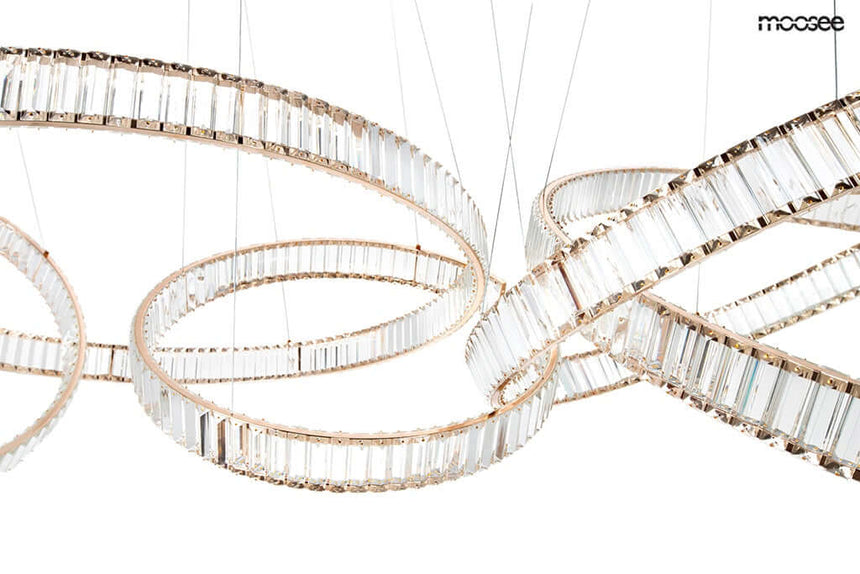 Závesná lampa Liberty Line 8 zlatá