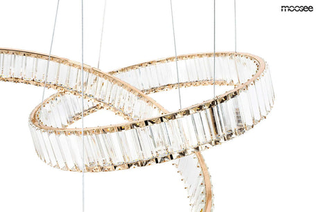 Závesná lampa Liberty Line 8 zlatá