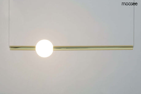 53. Závesná lampa Libra 90 On, zlatá